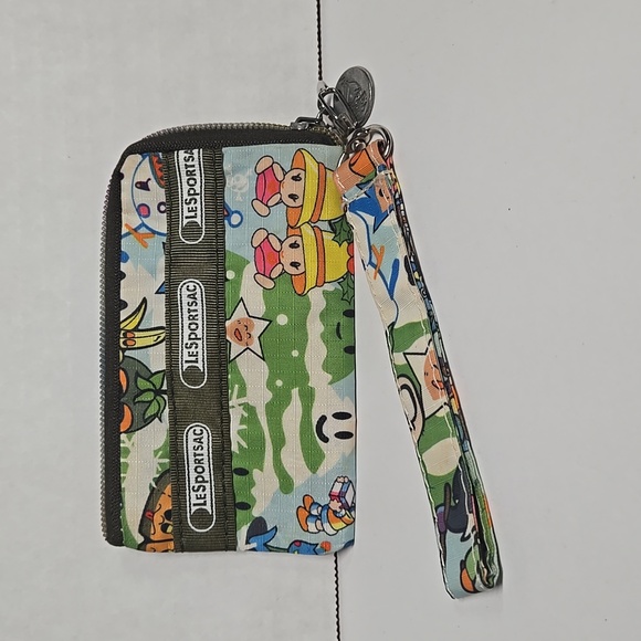 LeSportsac x Tokidoki Colorful Character Wristlet 5.25"x3.25" - Picture 2 of 5